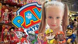 Paw Patrol.  Шоппинг. Кто новый член команды Щенячий Патруль? Игрушка Видео для детей video for kids