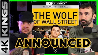 WOLF OF WALL STREET 4K STEELBOOK ANNOUNCED! | 4K Kings Discuss Leonardo DiCaprio & More