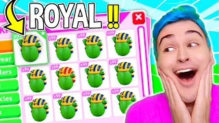 Opening *100* ROYAL DESERT EGGS To Get *EVERY* MEGA DESERT PET In Adopt Me Roblox !! (EXPENSIVE)