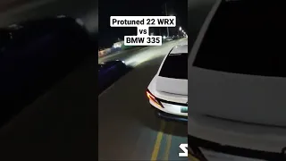 Protuned 2022 WRX vs Stage 2 MHD BMW 335 #2022wrx #subaru #wrx #mexico