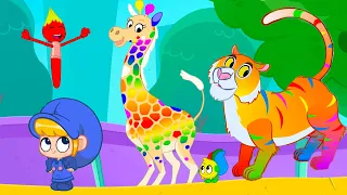 Morphle The Magic Paintbrush | Learn Colors | Kids Cartoons |Mila and Morphle