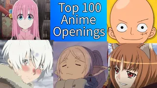 My Top 100 Anime Openings (no.1 will shock you)