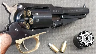 Pietta 1858 Remington .44 Cap & Ball & .45 ACP Combo - Shooting Review of This Awesome Revolver