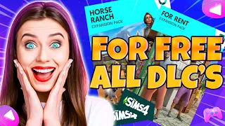 HOW TO GET SIMS 4 PACKS FOR FREE 💎 SIMS 4 FREE DOWNLOAD ALL DLC | LEGIT & FAST | (PC & MAC) 2024