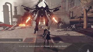 NieR Automata - Прохождение / RUS /  Начало #1 [1440p/60Fps]