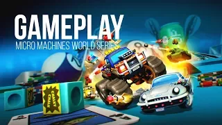 Micro Machines World Series - игровой процесс (gameplay)