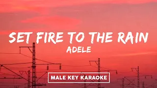 Adele - Set Fire To The Rain (Karaoke) | ClaverioKey