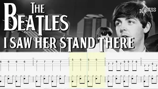 The Beatles - I Saw Her Standing There (Bass + Drum Tabs) By Paul McCartney & Ringo Starr