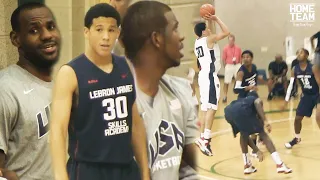 15 year old Devin Booker at Lebron James Camp in 2012