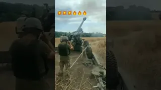 Russian Ukraine War 18/07/2022. Estonian FH70 howitzer helps Ukrainians in battle