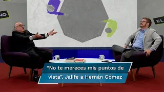 Chocan Alfredo Jalife y Hernán Gómez en entrevista