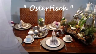 Osterdeko "Tischdeko Ostertisch" -  Bärbel´s Wohn & Deko Ideen