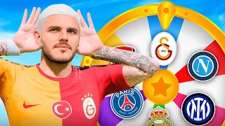 ICARDI ama KARİYERİNİ ÇARK BELİRLİYOR! // FC 24 OYUNCU KARİYERİ REBUILD