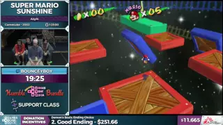 SGDQ 2016 - Super Mario Sunshine Fail - BounceyBoy