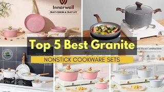 Top 5 Nonstick Cookware Sets in 2024 | Reviewed on Amazon 100% PFOA-Free