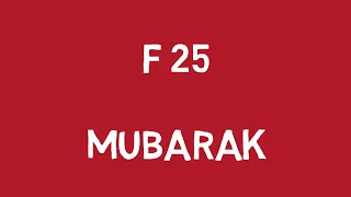 Prizebond Thailand F 25 Mubarak ho