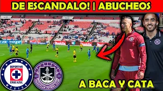 ⚽ DE ESCANDALO! / AFICION DE CRUZ AZUL ABUCHEA A CATA Y BACA CADA QUE TOCAN EL BALON NO LOS PERDONAN