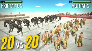 20 vs 20 First Units Army Tournament on Dynamite Arena - Animal Revolt Battle Simulator | ARBS