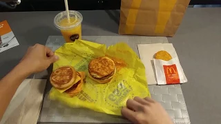 Sausage McGriddle & McMuffin (McDonald's Breakfast)