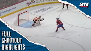 Philadelphia Flyers at Montreal Canadiens | FULL Shootout Highlights