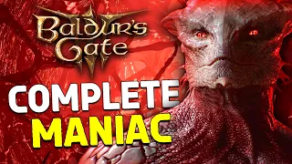 I Played Baldur's Gate 3 Like a Complete Maniac