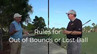 Rules for Out of Bounds or Lost Ball