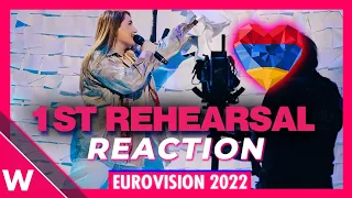 Armenia First Rehearsal: Rosa Linn "Snap" @ Eurovision 2022 (Reaction)