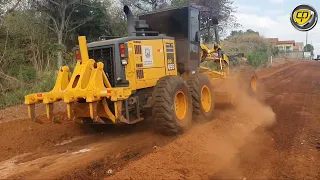 REBAIXAMENTO DE RUA/Motoniveladora/Patrola/Patrol/Motor Grader/Road Grader/Niveleuse GD655.