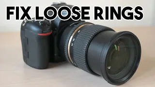 One way to fix loose rubber zoom / focus rings on any lens.