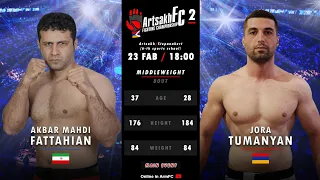 ArtsakhFC-2.Akbar Mahdi Fattahian vs Jora Tumanyan full fight