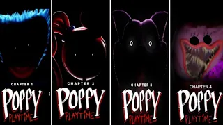 Trailers Comparison: Poppy Playtime :Chapter 4 Vs Chapter 3 Vs Chapter 2 Vs Chapter 1