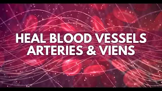 Heal Blood Vessels Arteries and Veins | Improve Blood Circulation In Whole Body | Binaural Beats