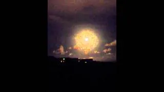 UFO surrounding rocket launch  space x dragon October 7