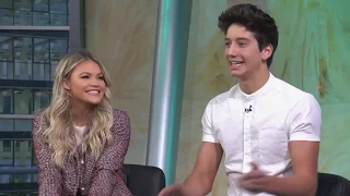 Milo Manheim and Witney Carson