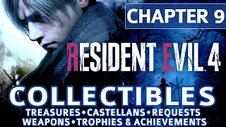 Resident Evil 4 Remake - Chapter 9 All Collectible Locations (Treasures, Castellans, Requests etc)