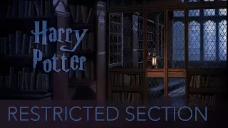 Hogwarts Library Restricted Section - Harry Potter Ambience - 🎧 [HD] - 1 Hour ASMR