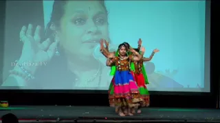 Folk dance by local kids at Telugu Cultural Association Houston - Convention 2016