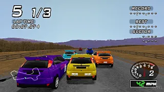 Ford Racing PS1 Gameplay HD (Beetle PSX HW)