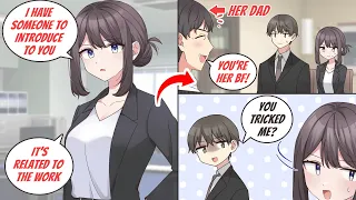 [Manga dub]  My Boss introduced me as her Boyfriend to her father so it was her trick...【Romcom】