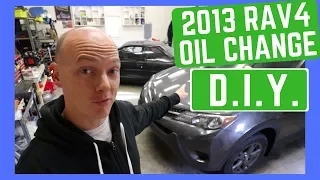 How to change Toyota RAV4 oil and filter 2013 to 2018
