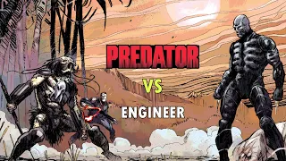 พรีเดเตอร์ vs ผู้สร้าง  ahab predator นักล่า engineer  minearea สปอยคอมมิค ep 4