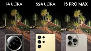 Xiaomi 14 Ultra vs Samsung S24 Ultra vs iPhone 15 Pro Max Camera Test