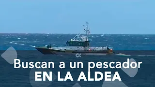Buscan a un pescador que cayó al mar en La Aldea