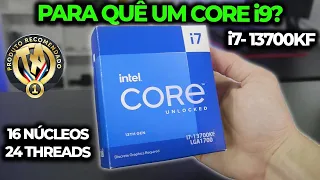 O NOVO CORE I7 13700KF DE 16 NÚCLEOS NÃO ESTÁ PARA BRINCADEIRA…ANÁLISE (com Z790)