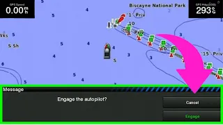 Garmin Marine Autopilot: Engage Prompt Feature