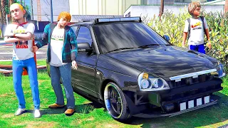 ЖИЗНЬ ПЕРЕКУПА В GTA 5 - ГРИША ВИТЯ И ДИМАН КУПИЛ РЕАКТИВНУЮ ПРИОРУ ⚡ ГАРВИН