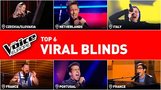 The MOST VIEWED VIRAL Blind Auditions on The Voice! | TOP 6