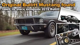 Wow Original Bullitt Mustang found, takes its place alongside 2019 Bullitt