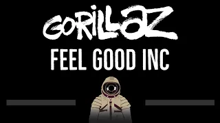 Gorillaz • Feel Good Inc (CC) 🎤 [Karaoke] [Instrumental Lyrics]