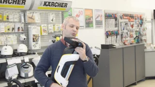 Как всасывает маленький компактный пылесос Karcher VC 5 Premium